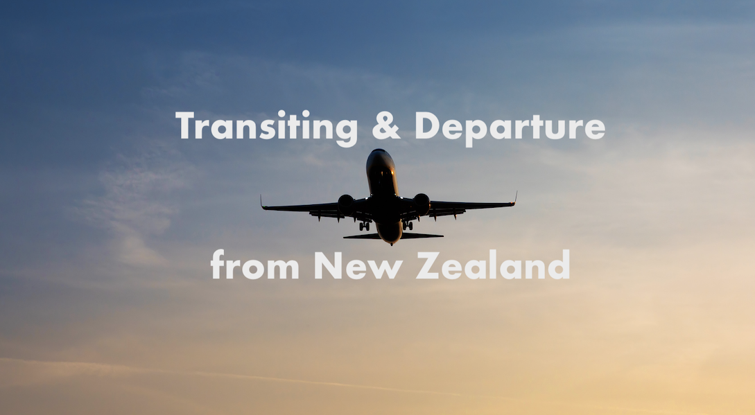 Transiting and departure NZ